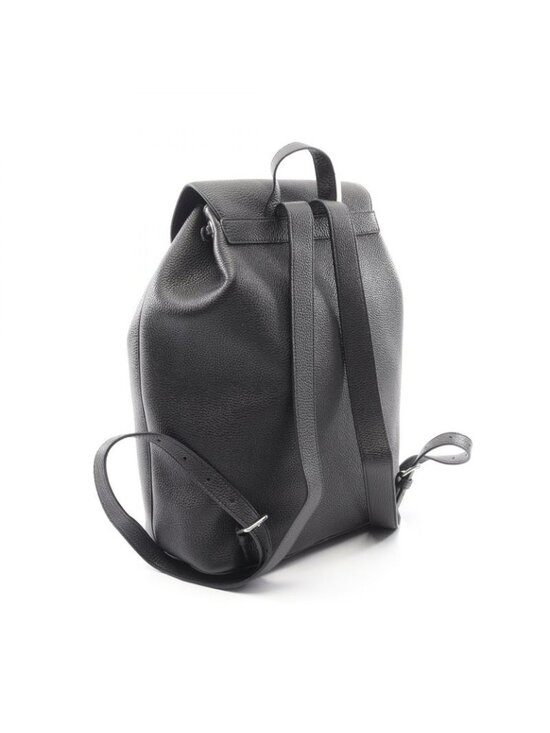 Celine Backpack Folco Large Black Leather
